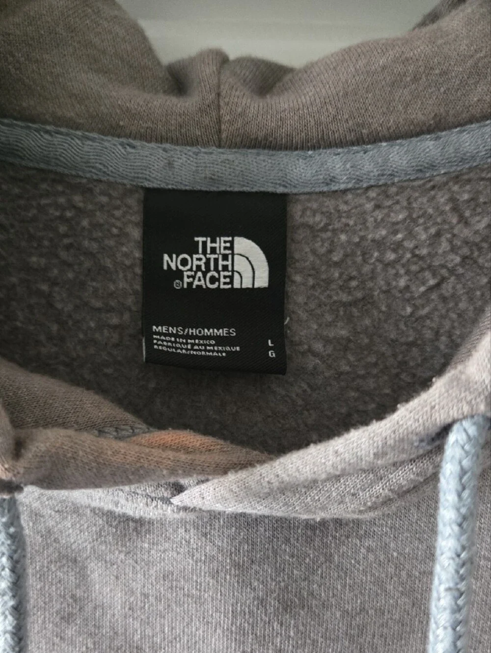 The North Face Pullover Hoodie in Light Gray with Logo