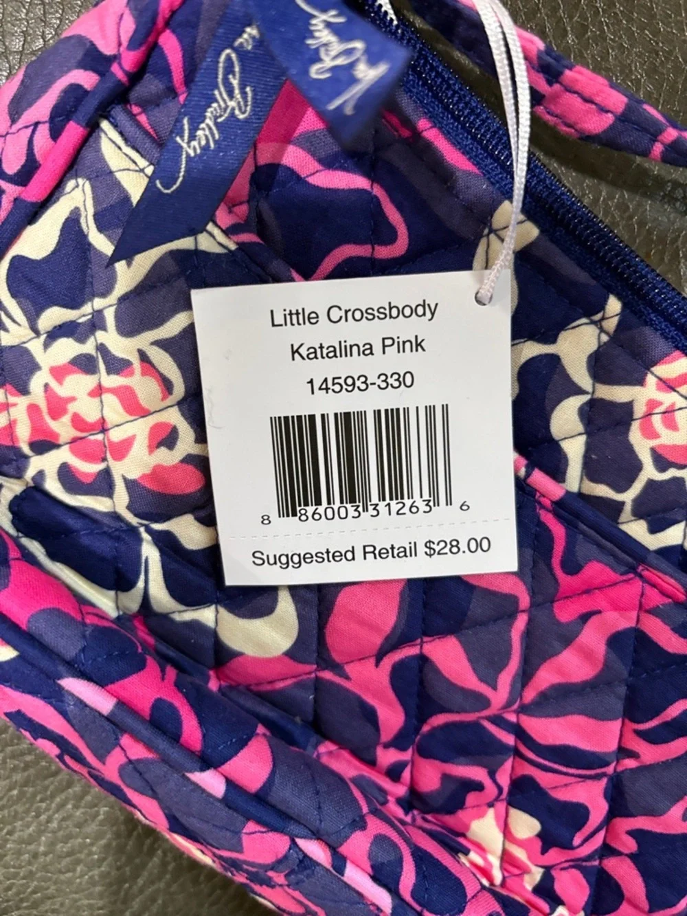 Vera Bradley Katalina pink little crossbody bag