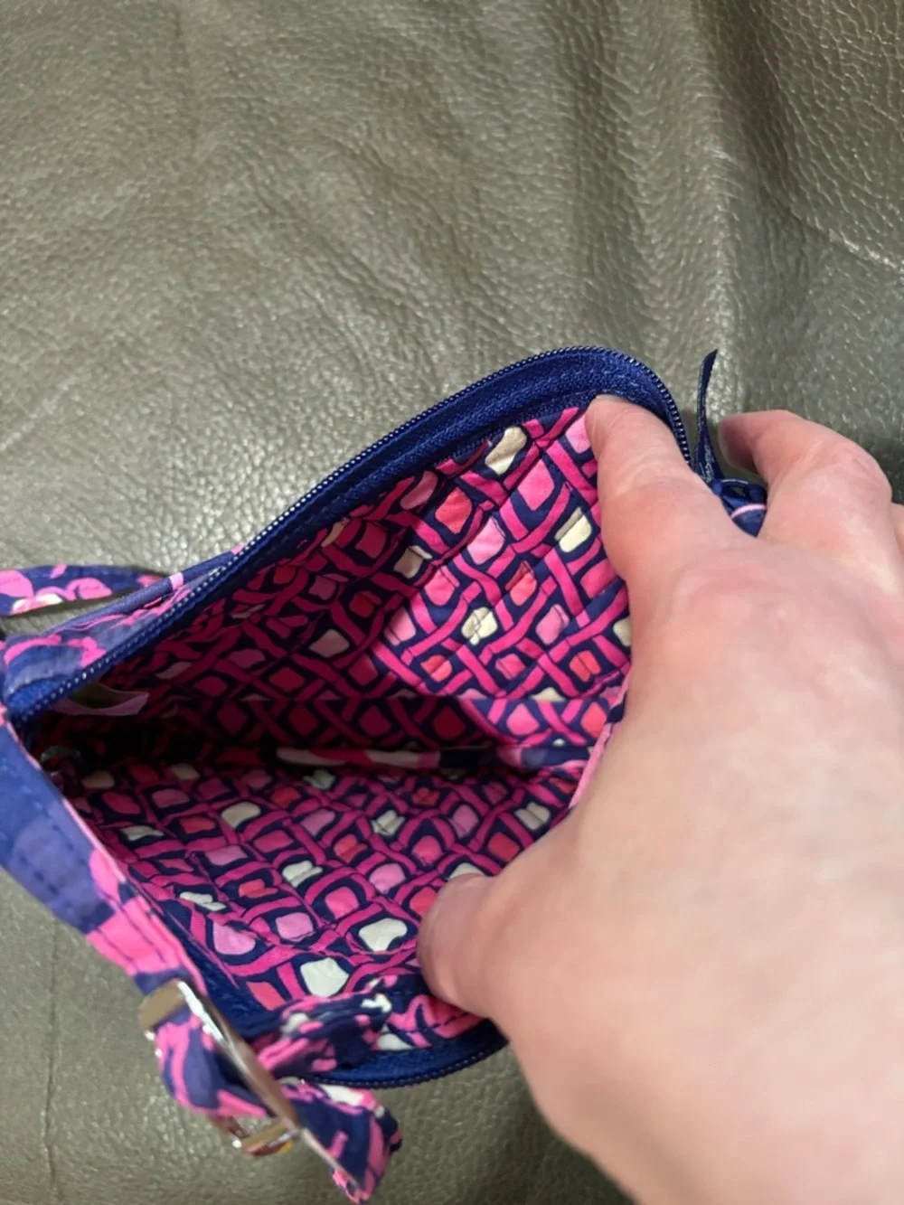 Vera Bradley Katalina pink little crossbody bag