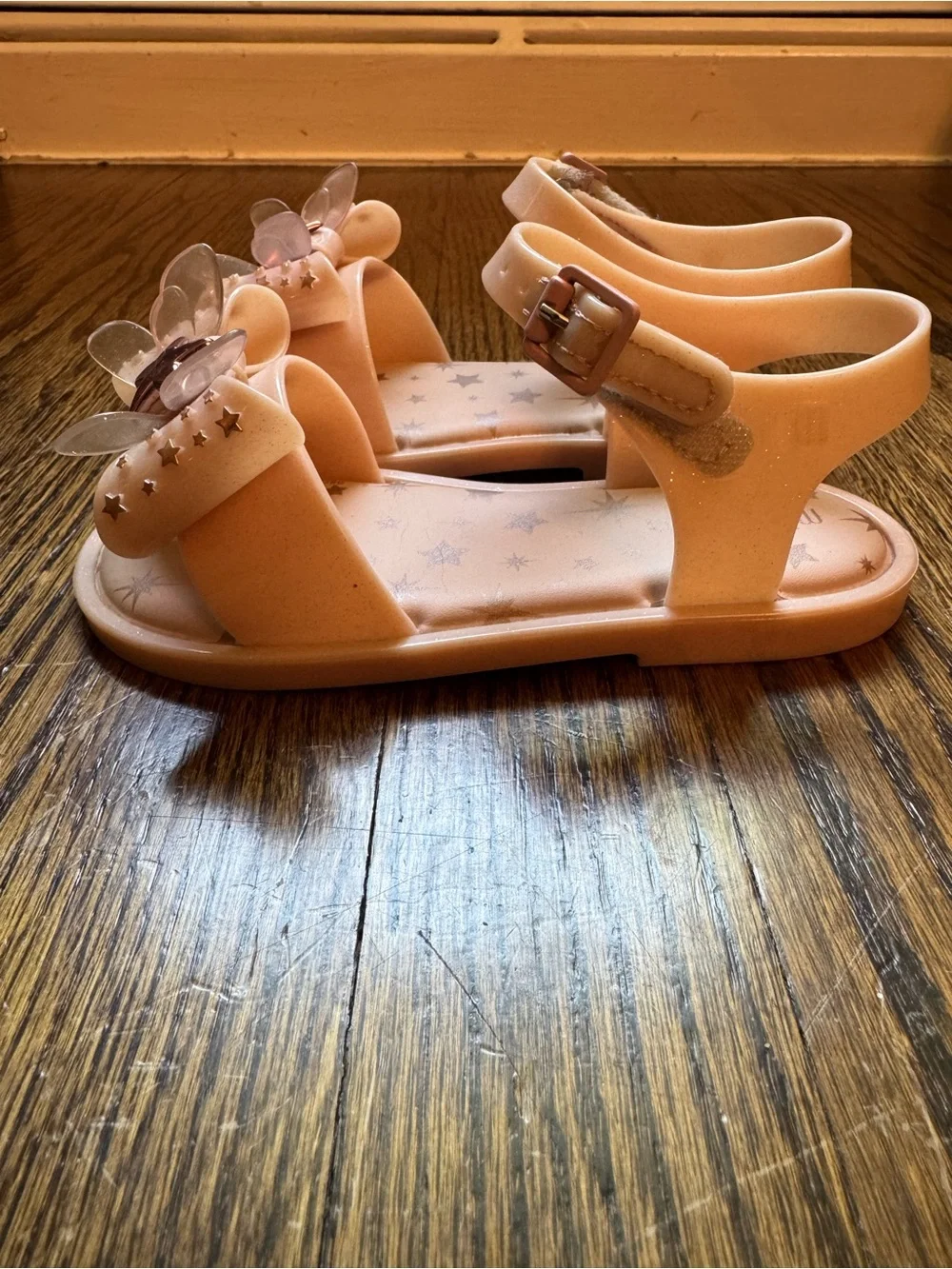 Mini Melissa Blush Jelly Sandals