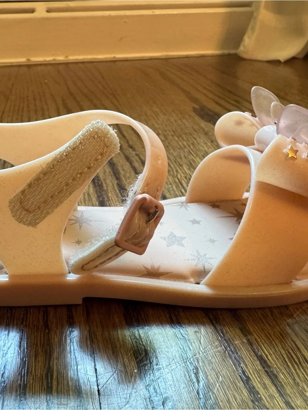 Mini Melissa Blush Jelly Sandals