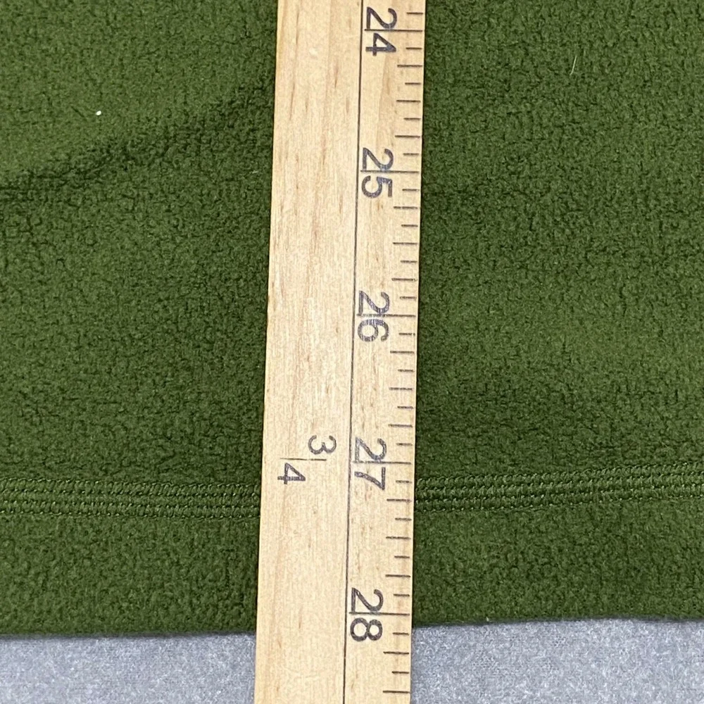 The North Face Men's XL TKA 100 Glacier Quarter Zip Fleece Pullover Olive Green