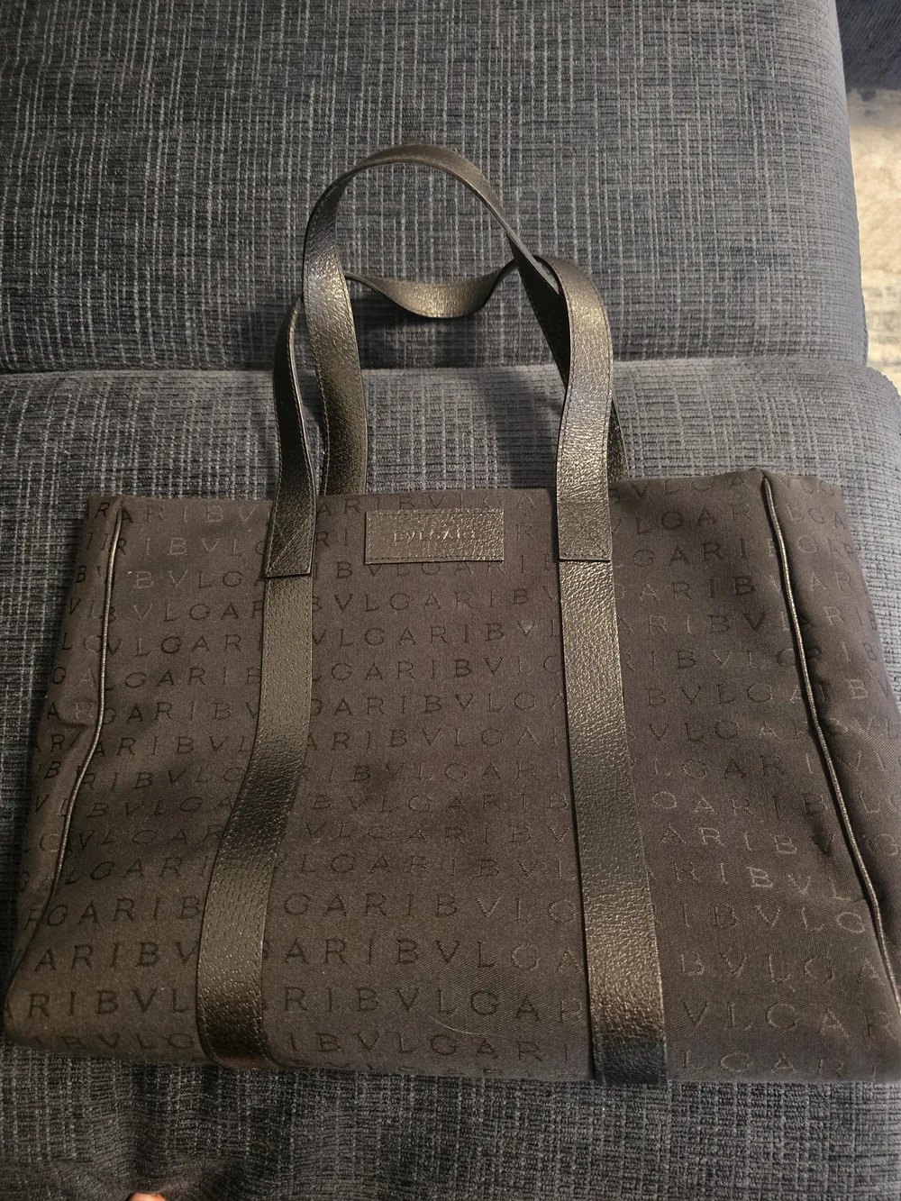 Bulgari Black Logomania Tote Bag