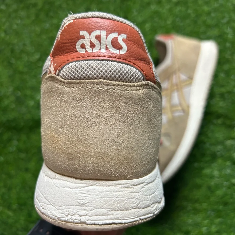 ASICS Lyte Classic Sand Cream Men's Size 13 Suede Mesh Sneakers 1203A611-200