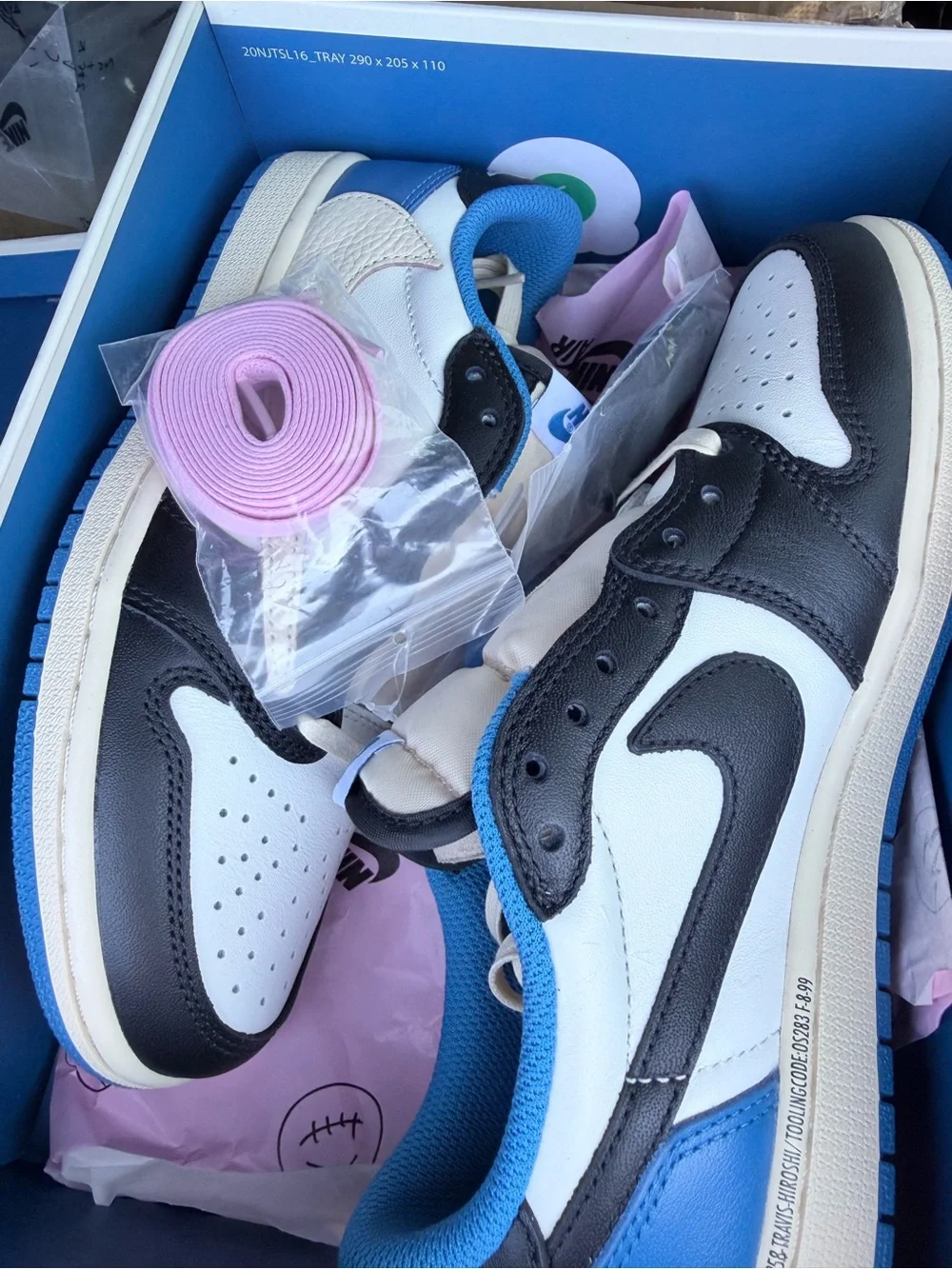 Jordan retro 1 low Travis Scott x fragment