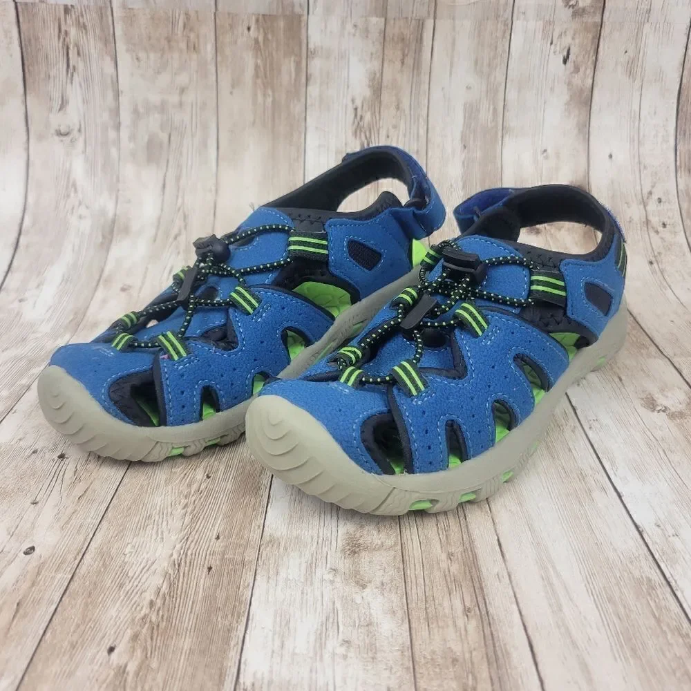 Arizona Boys Blue Green Sandals size 3