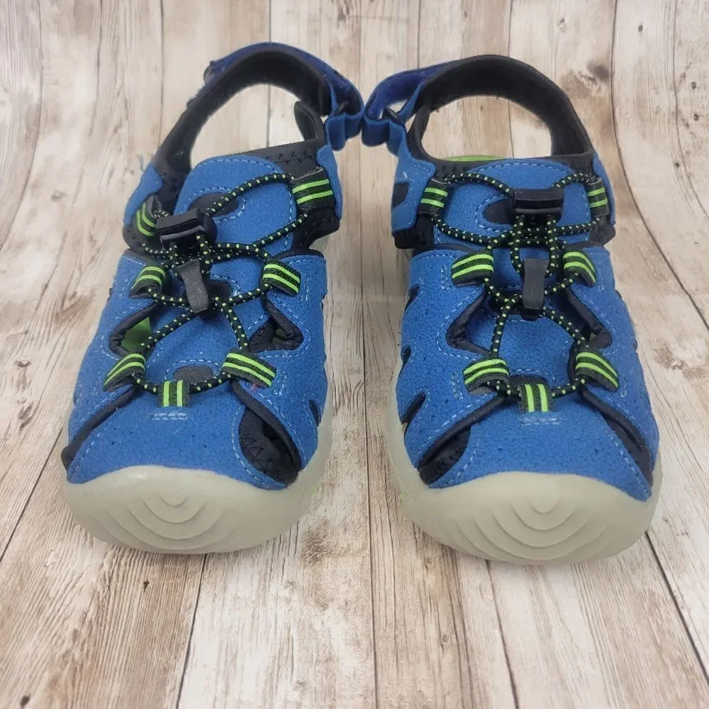 Arizona Boys Blue Green Sandals size 3