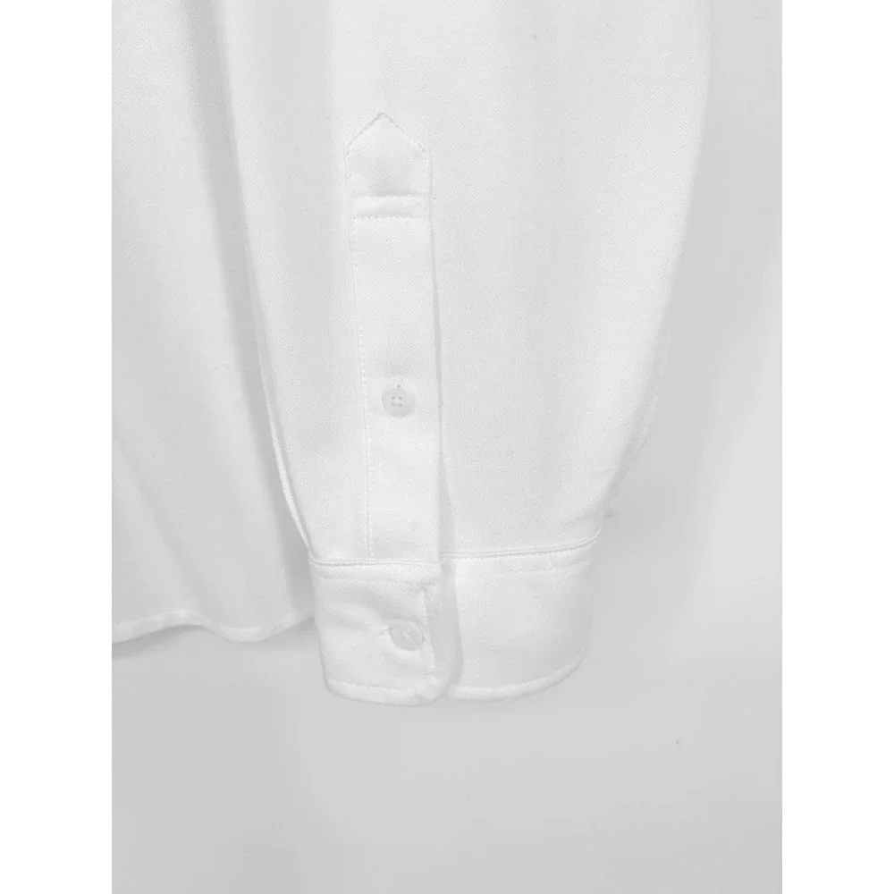 NWT XXL J.Crew Men's Performance Knit Oxford Shirt White