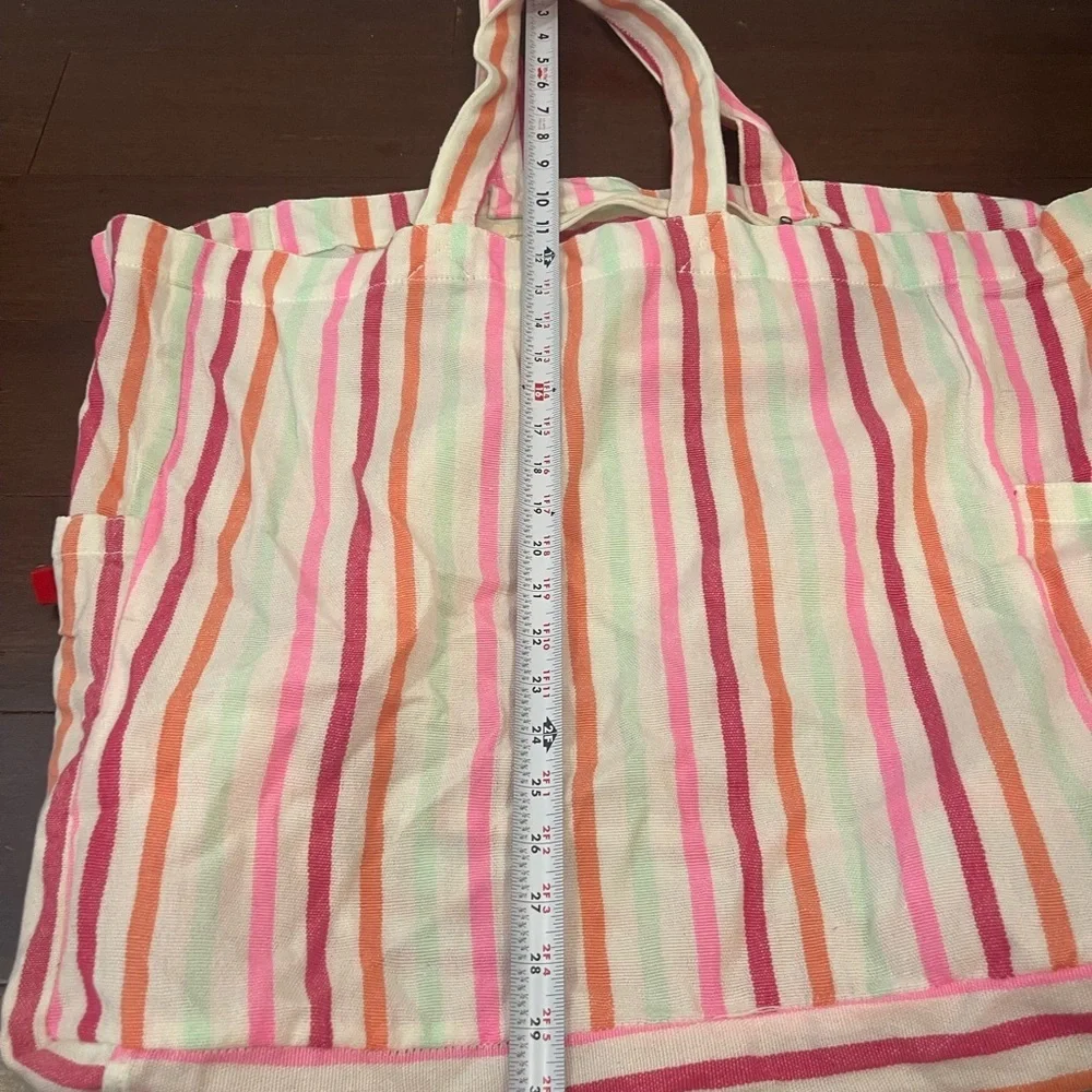 guc we the free Striped Pink and Orange multicolor Women's tote Bag