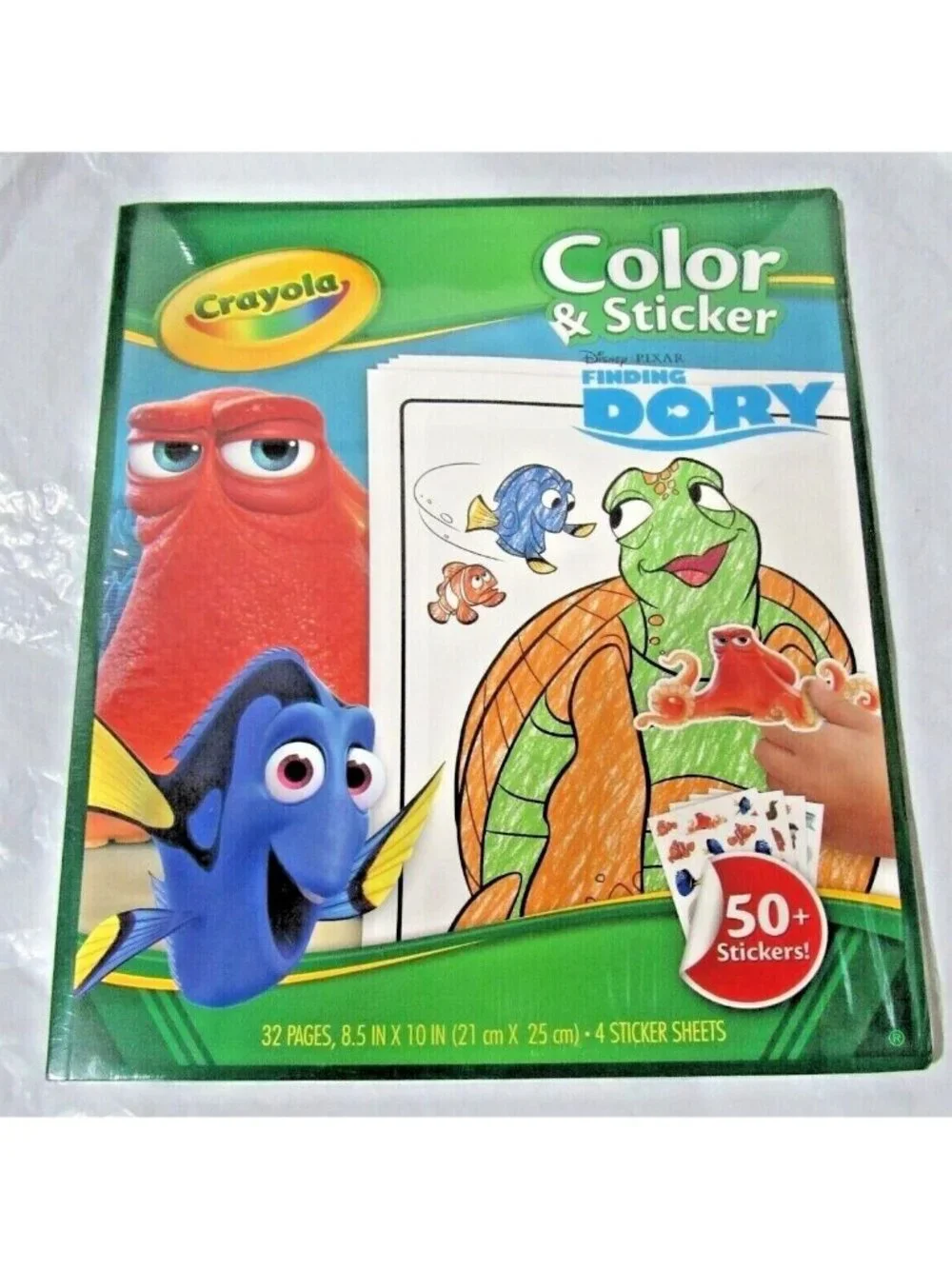 Crayola Dory 32 pages for Coloring and 4 pages of Stickers Moose Enterprise