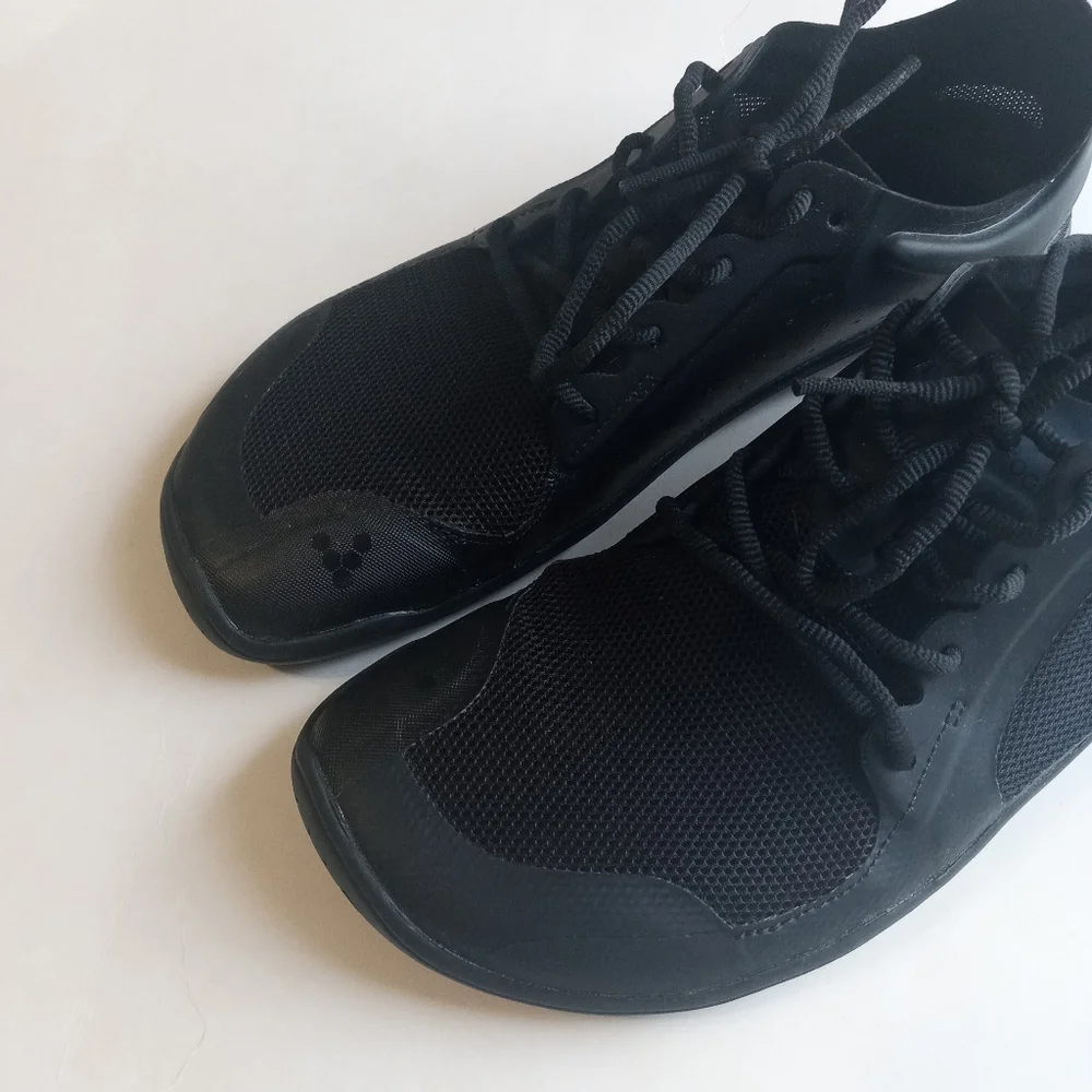 Vivobarefoot Primus Lite Trainer Running Shoe Unisex Vegan Black Leather