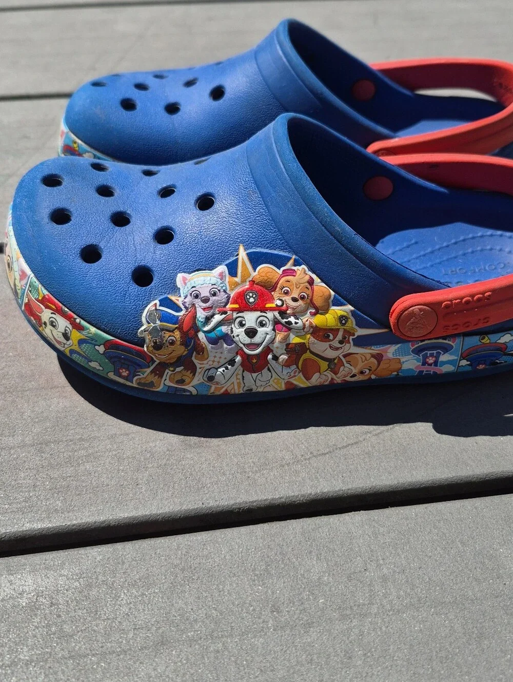 Paw Patrol Kids Crocs Size 13