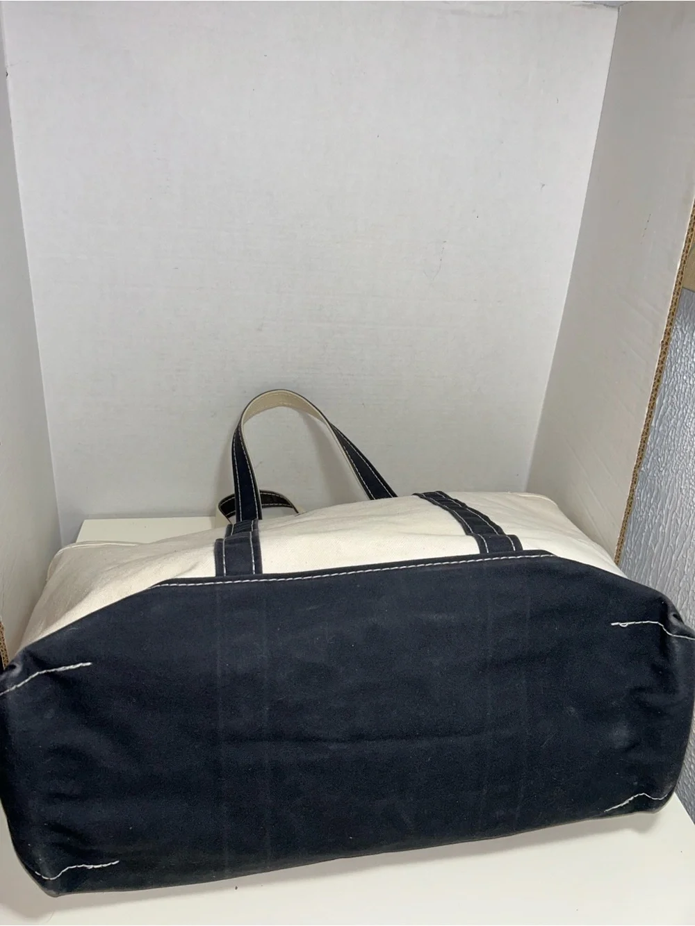 L.L. Bean canvas natural gently