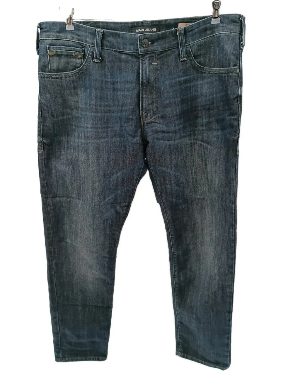 Mavi Jeans Mens 38x30 Blue Denim Gray Jake Slim Leg Casual Preppy City Pants