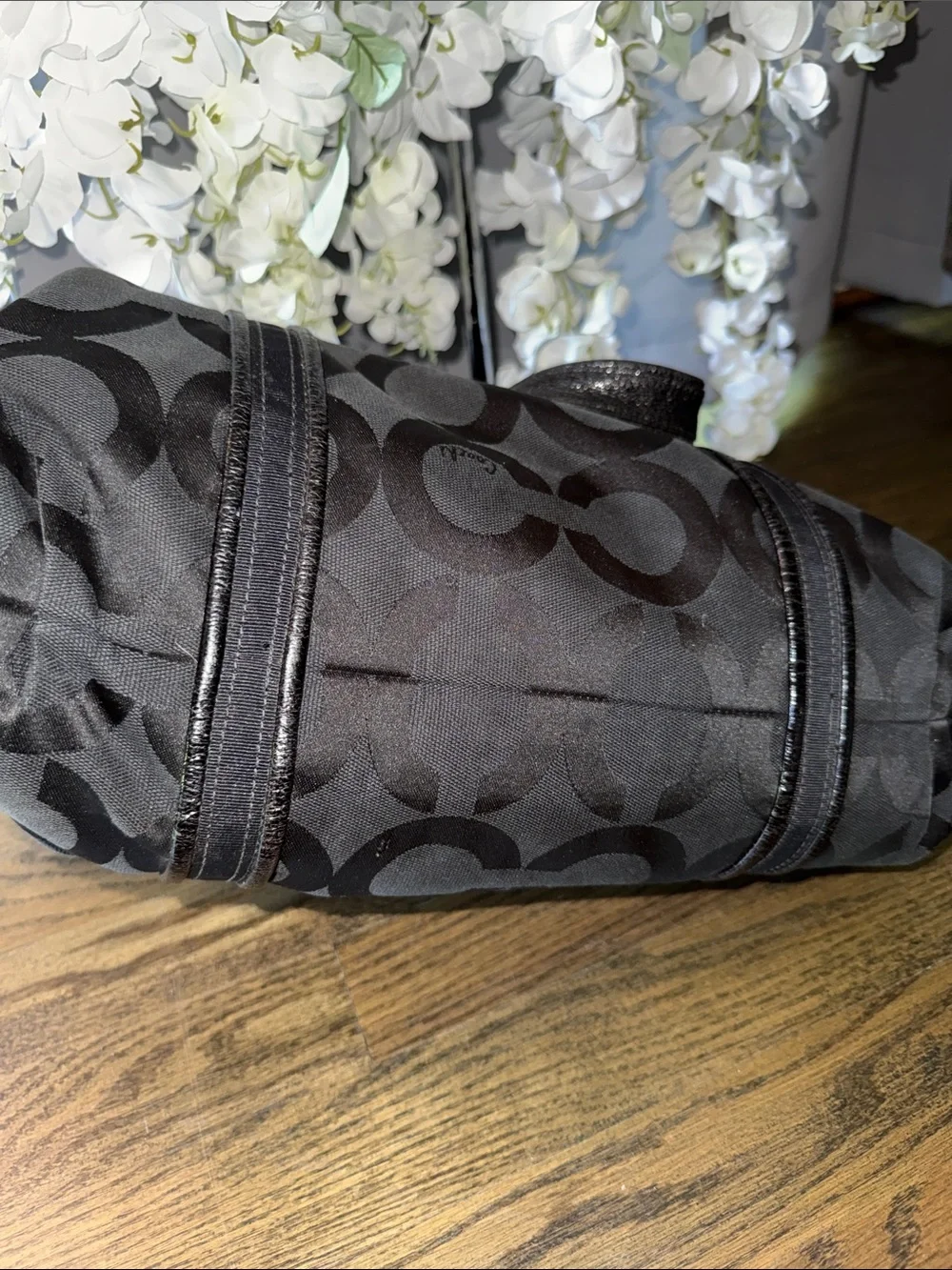 Coach tote featuring