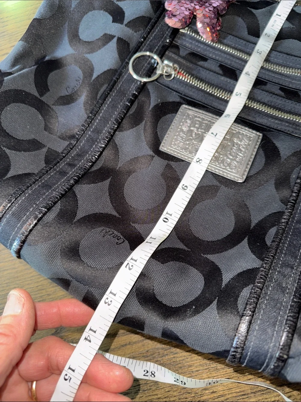 Coach tote featuring