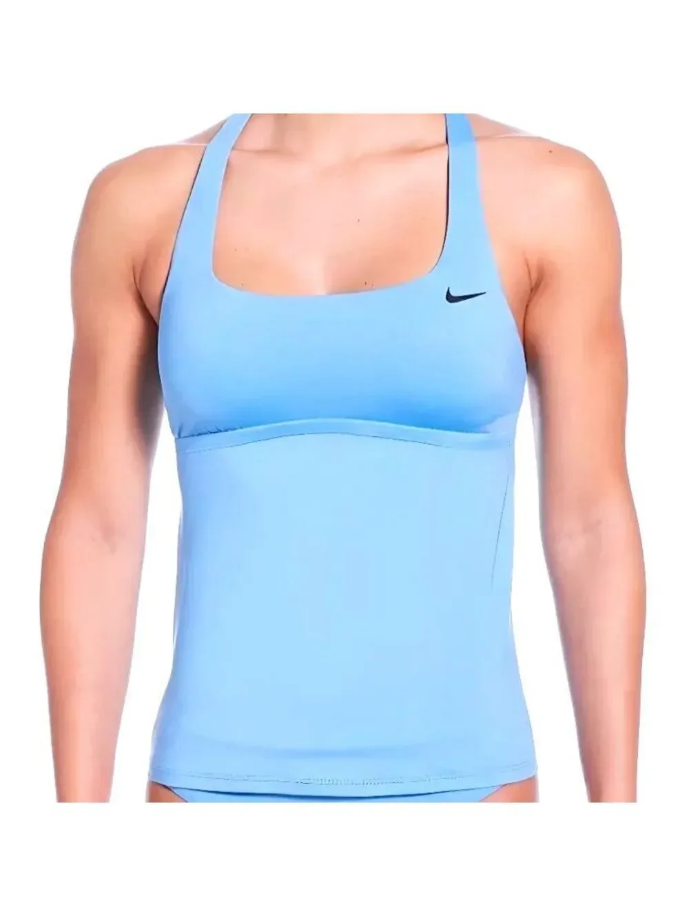 Nike Swim Square Neck Tankini Swimsuit Top 