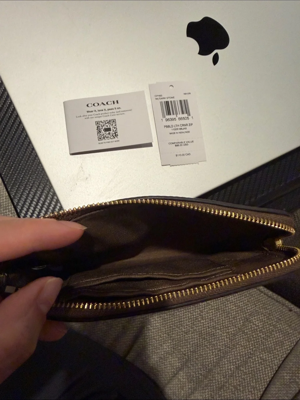 Coach compact wristlet