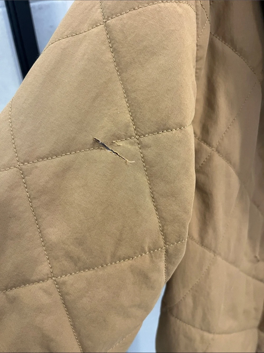 The North Face quilted bomber