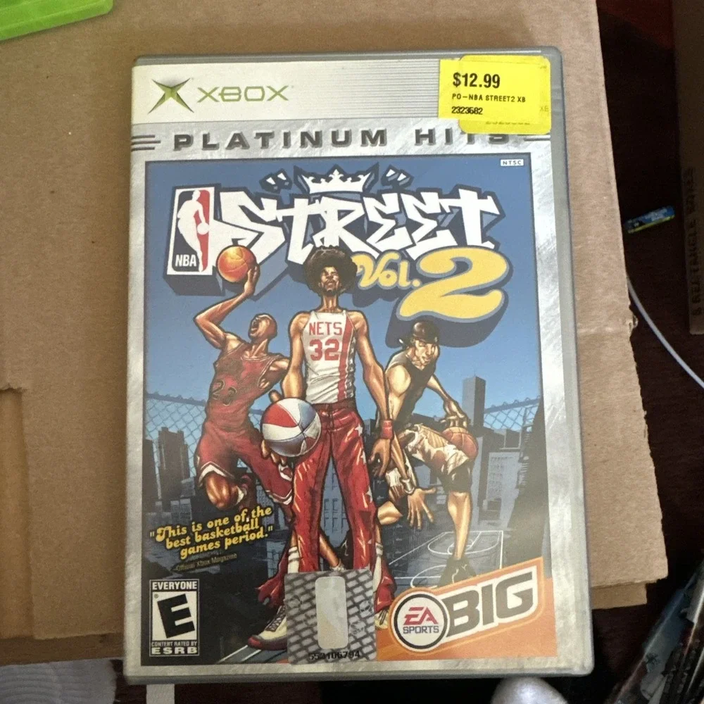 NBA Street Vol. 2 Microsoft Xbox Original Platinum Hits Complete CIB EA Sports