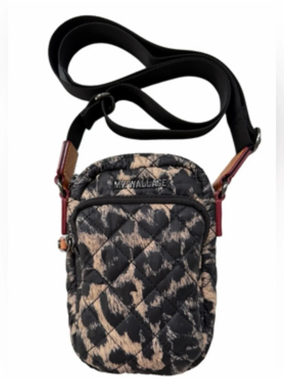 MZ Wallace leopard Micro Metro crossbody