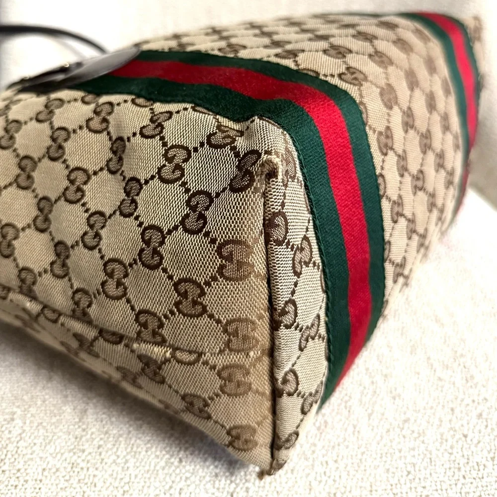 Authentic Gucci GG Canvas Jolicoeur Tote bag