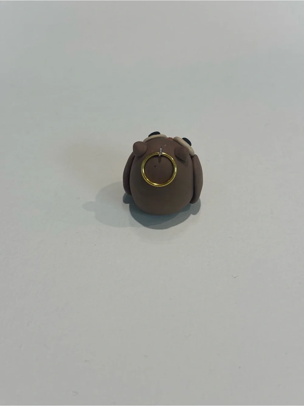 Handmade Brown Owl Small Accessory Charm