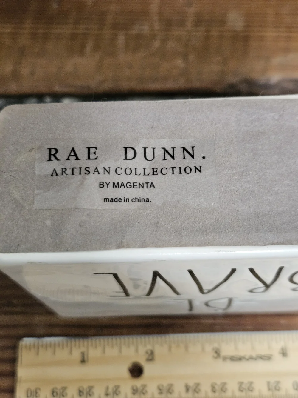 Rae Dunn square ceramic