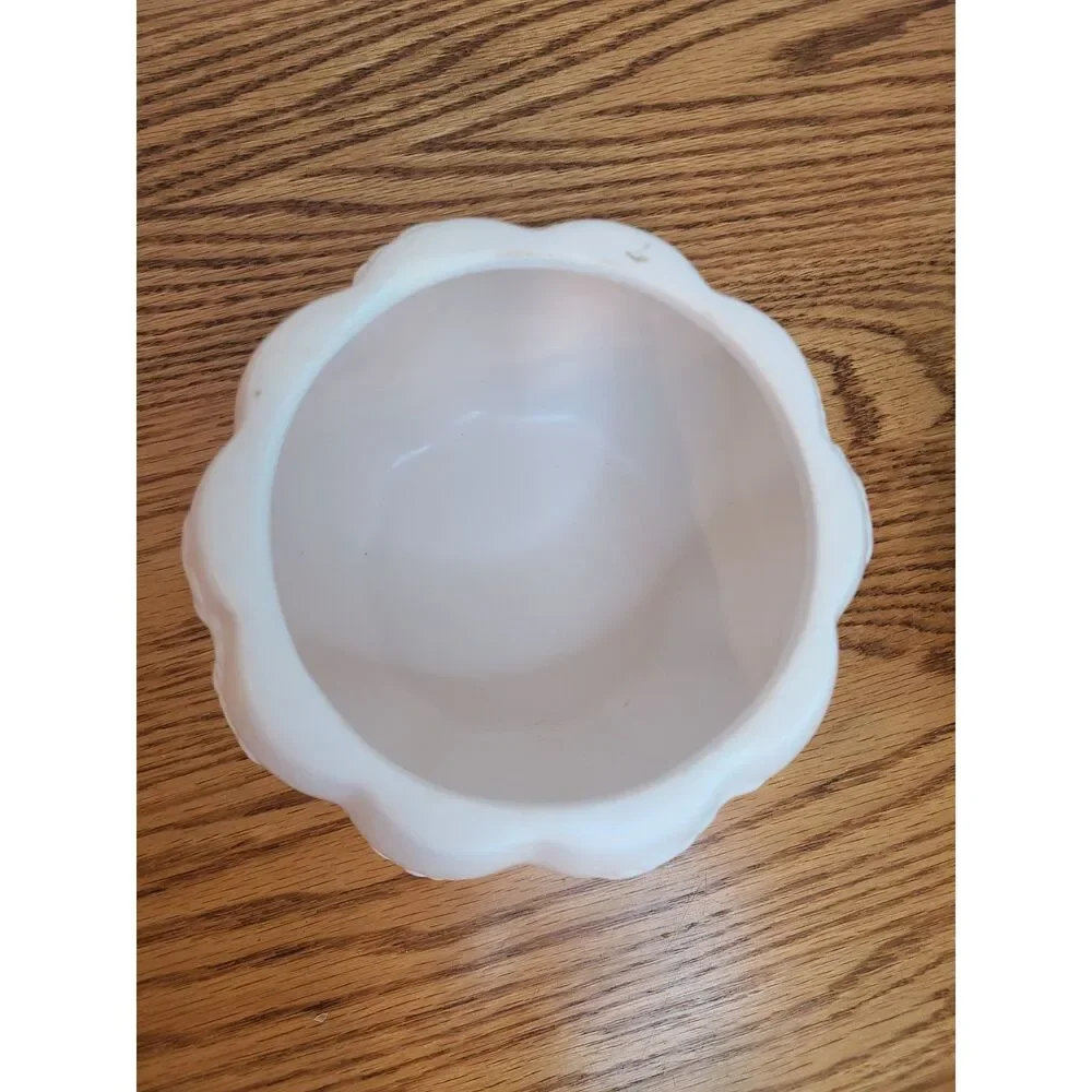 White Ceramic Harvest Pumpkin Container With Lid From 1-800-Flowers Arrangement
