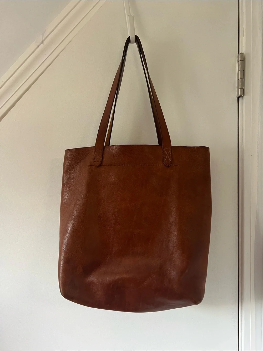 Madewell Medium Transport Tote, English Saddle leather