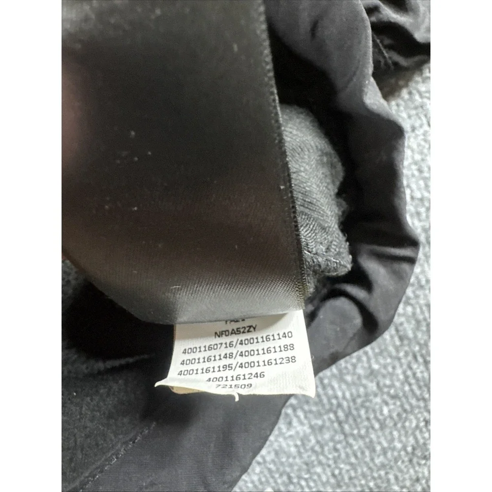 The North Face TKA Kataka Fleece Sweatshirt Mens L Black Zip Pockets Outdoors