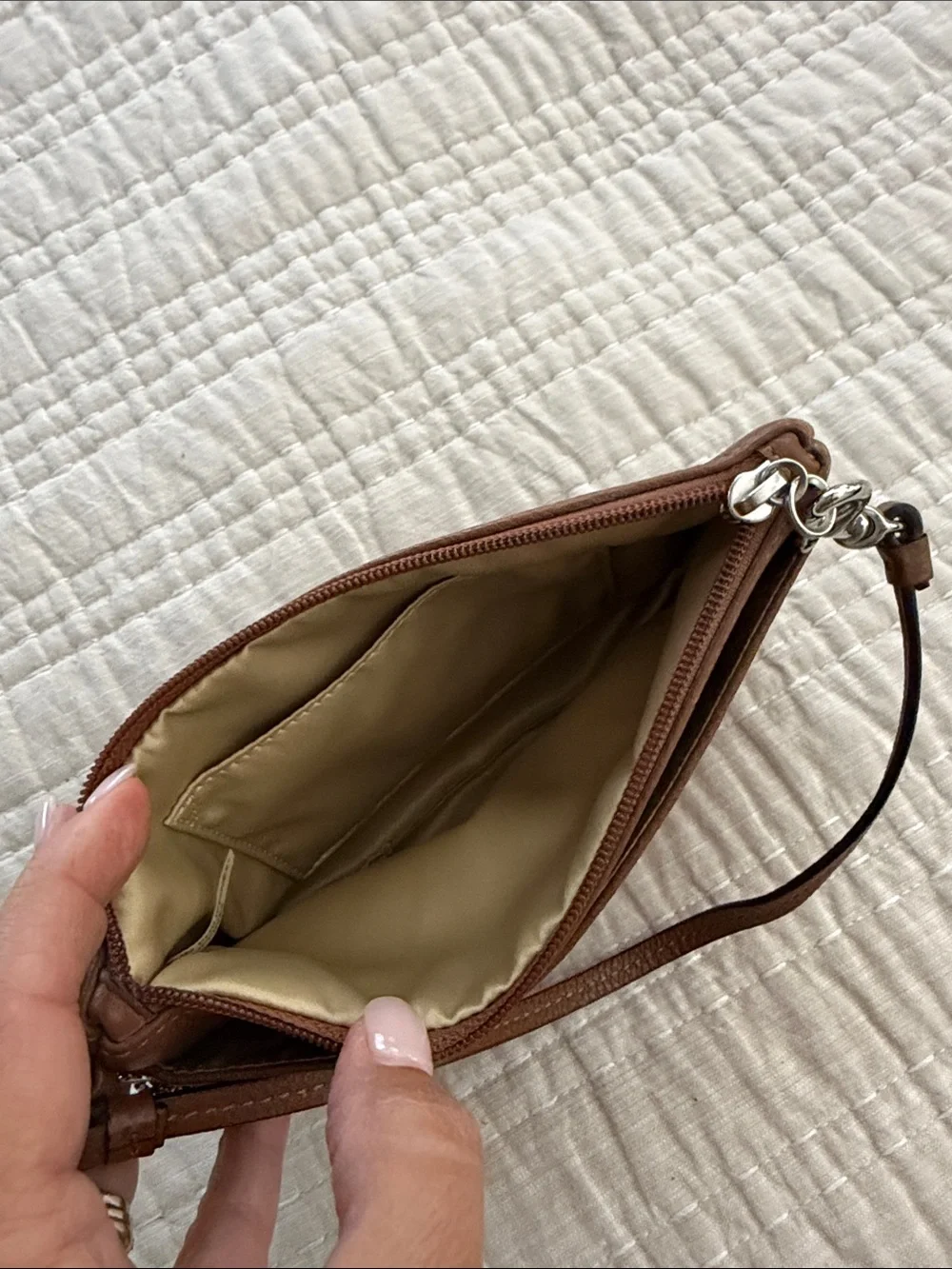 Coach compact wristlet