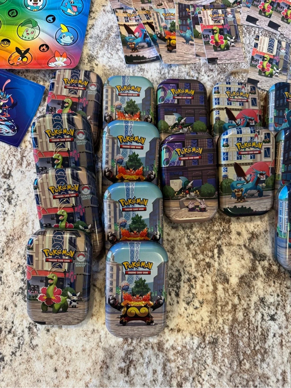 Pokemon colorful card