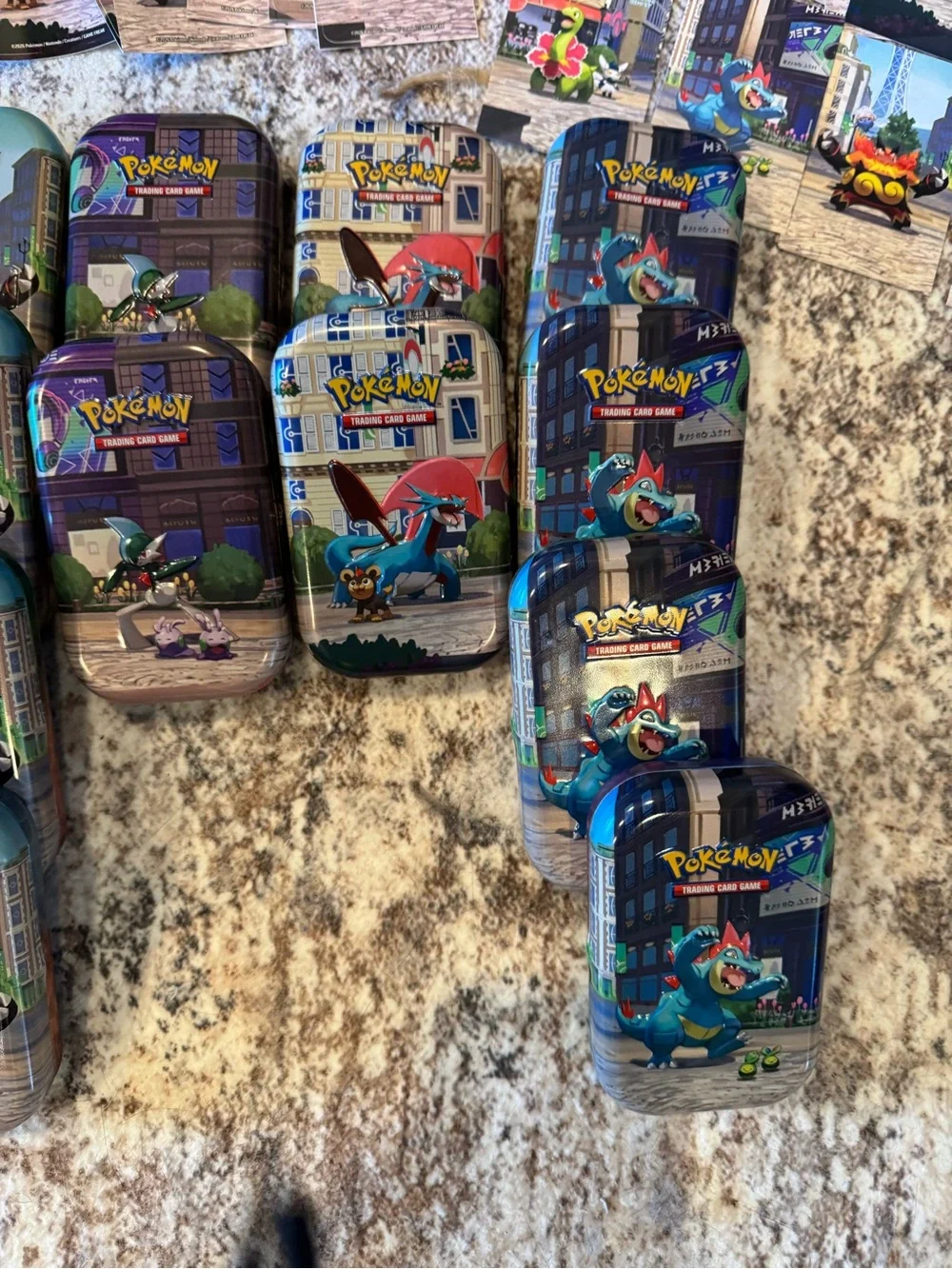 Pokemon multiple colorful