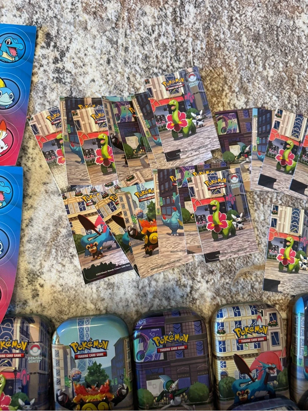 Pokemon stickers empty art