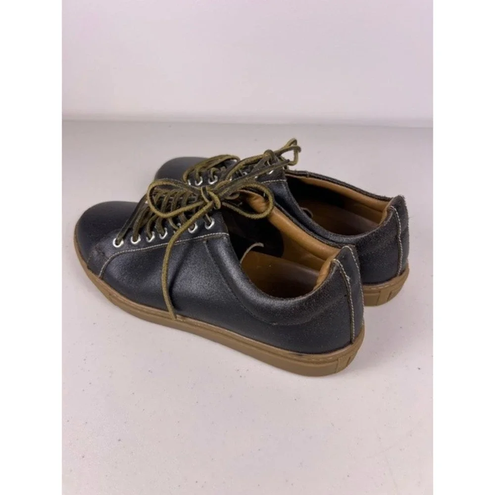 Thursday Boot Co Mens Low Top Leather Sneakers Gum Sole Casual Shoes Size 8.5
