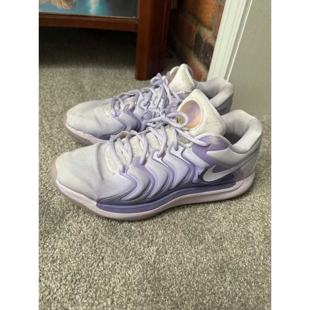 Nike KD16 Aunt Pearl Basketball Shoes Purple Lilac Mens 10.5