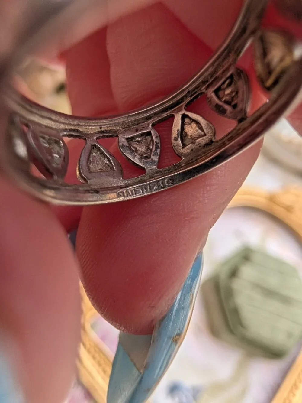 Vintage Sterling Silver Heart Ring, Size 5.5