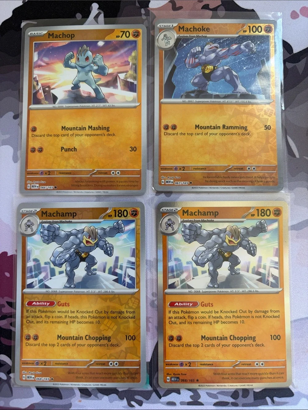🥊 Machop, Machoke & Machamp Evolution Lot | 4 Holo & Reverse Holo Cards ✨5/$25✨