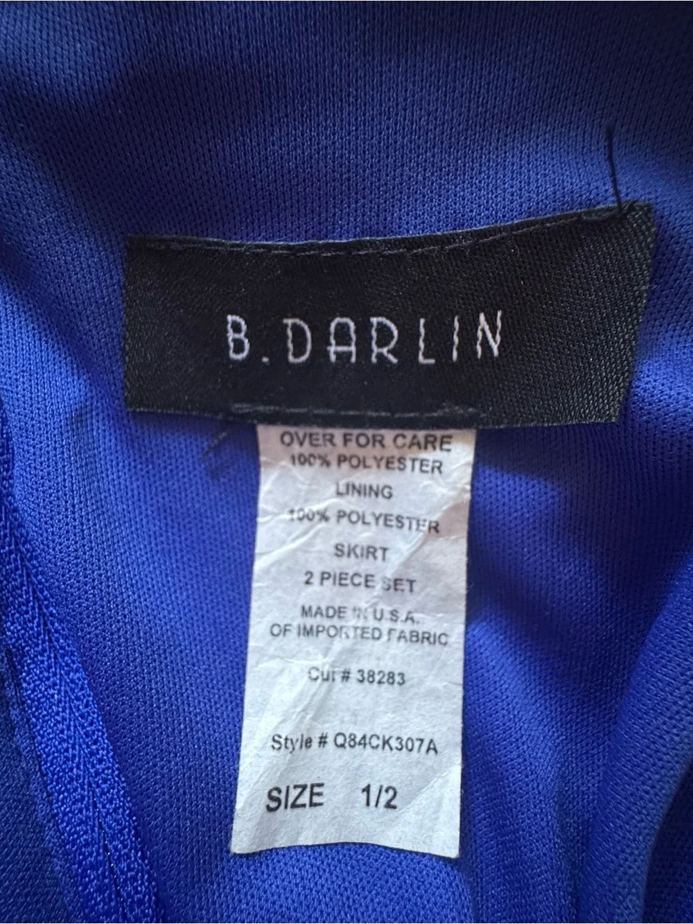 B Darlin darlin blue