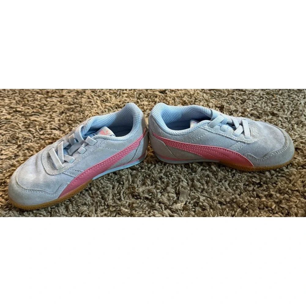Puma-Bella Donna Lilac & Pink Faux Suede Sneakers Size 7