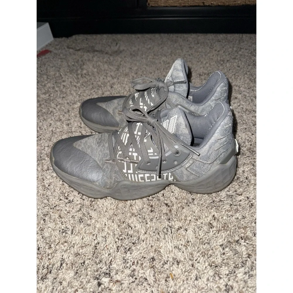 Adidas Harden Volume 4 EH2412 Gray Basketball Shoes Sneakers Size 7.5‎