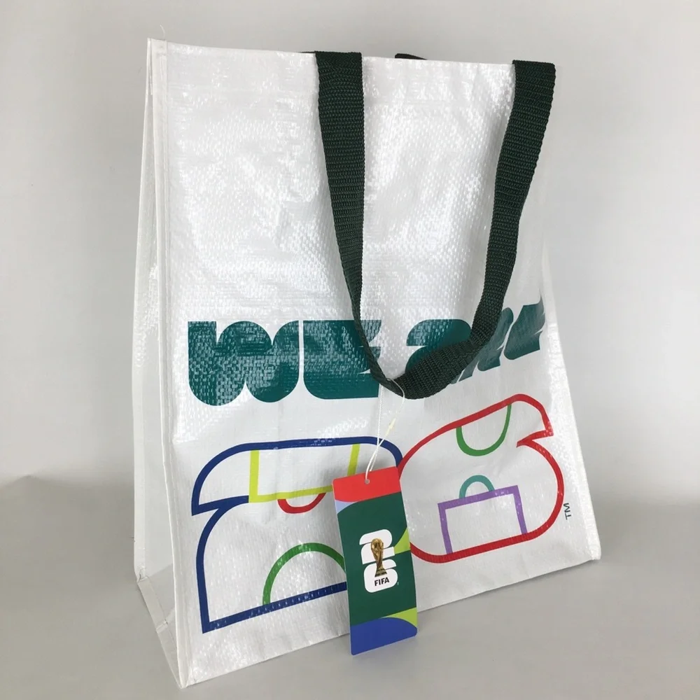 FIFA World Cup 2026 White Shopping Tote Bag Reusable Collectible Souvenir NEW