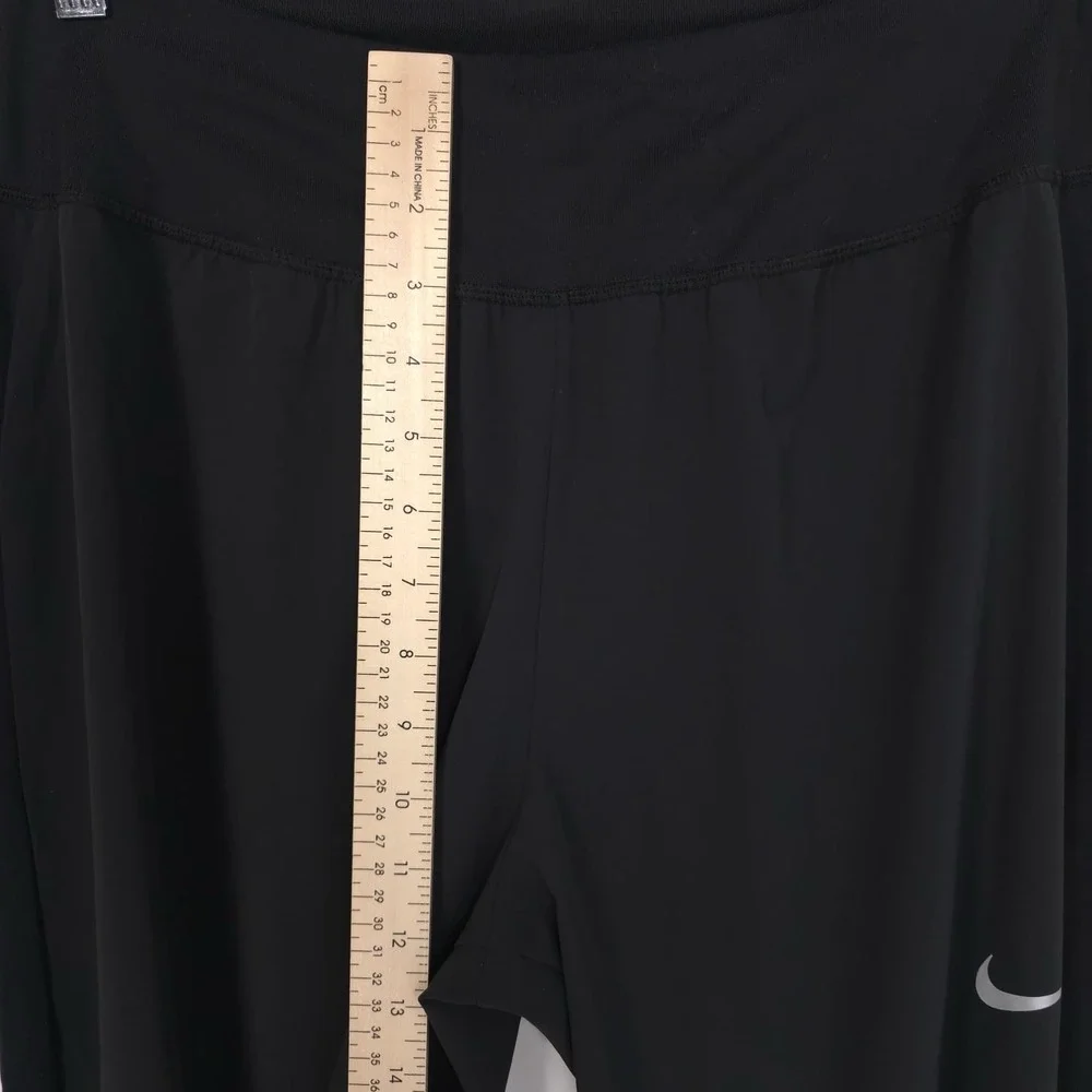 Nike Flex Essential Women's MEDIUM Running Pants Black Jogger Tapered AQ9715-010