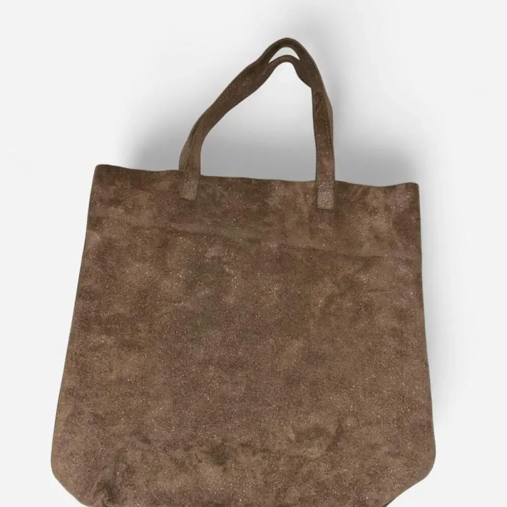 MONSERAT DE LUCCA Genuine Suede Tote