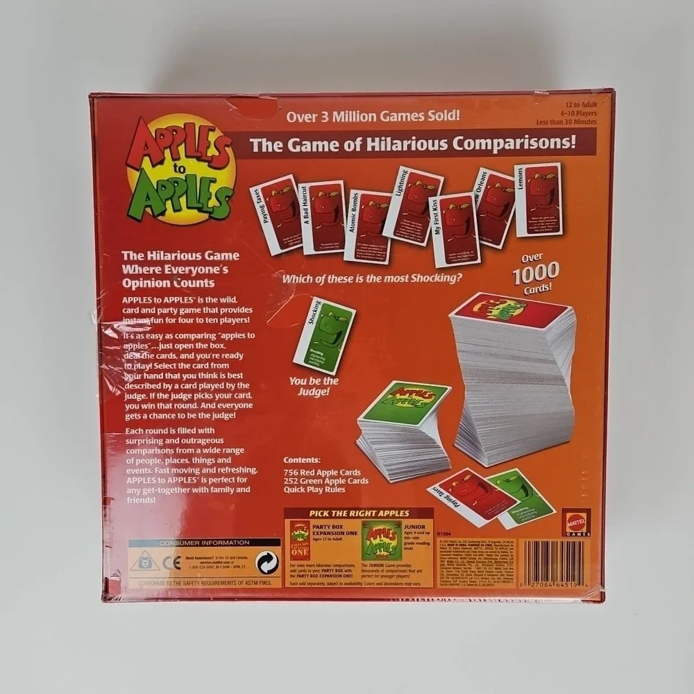 Mattel game box