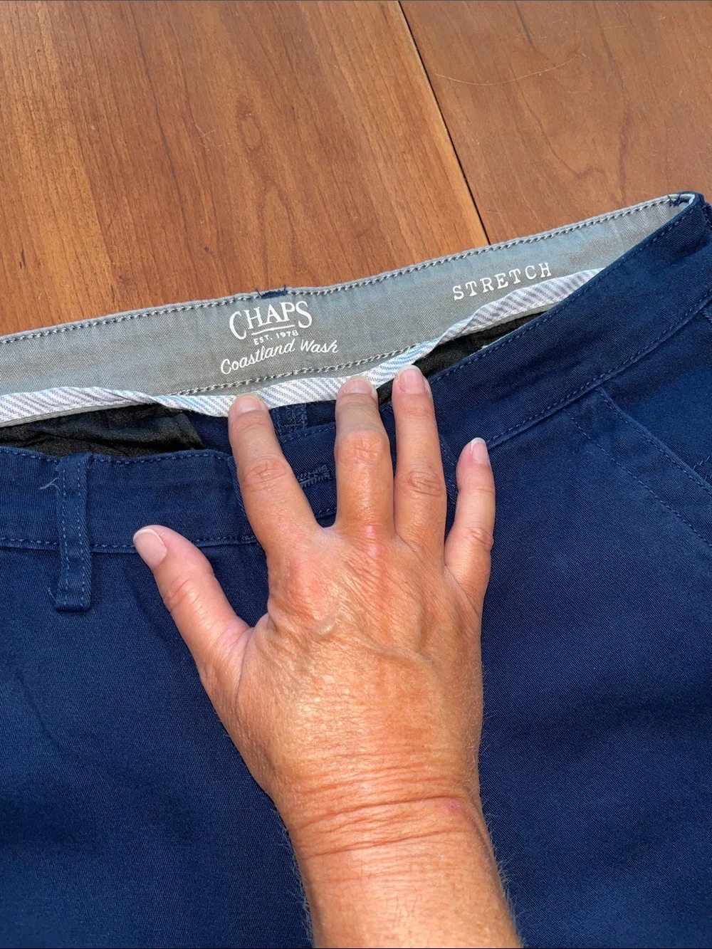 Chaps navy 30