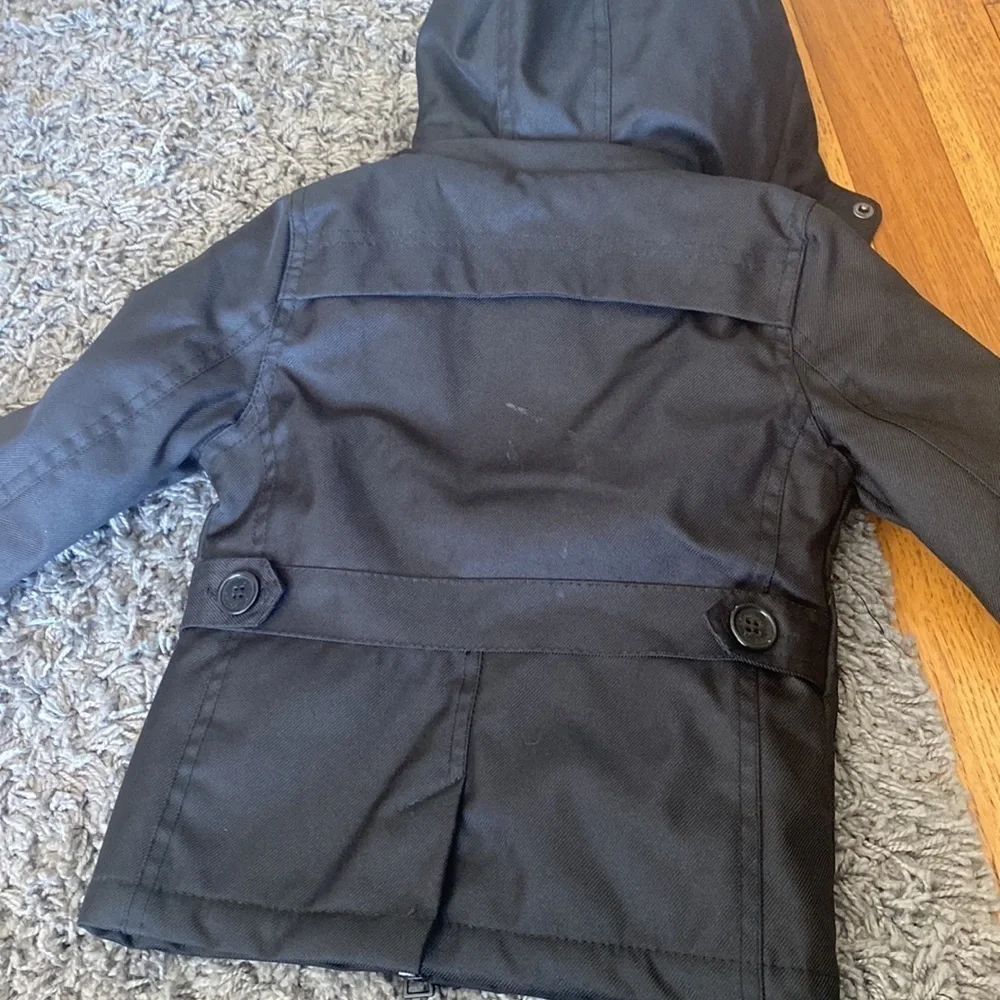 Urban Republic Baby Boy Faux Fur Lined Ballistic Parka Black Size 12 Months