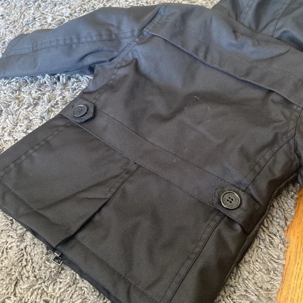 Urban Republic Baby Boy Faux Fur Lined Ballistic Parka Black Size 12 Months