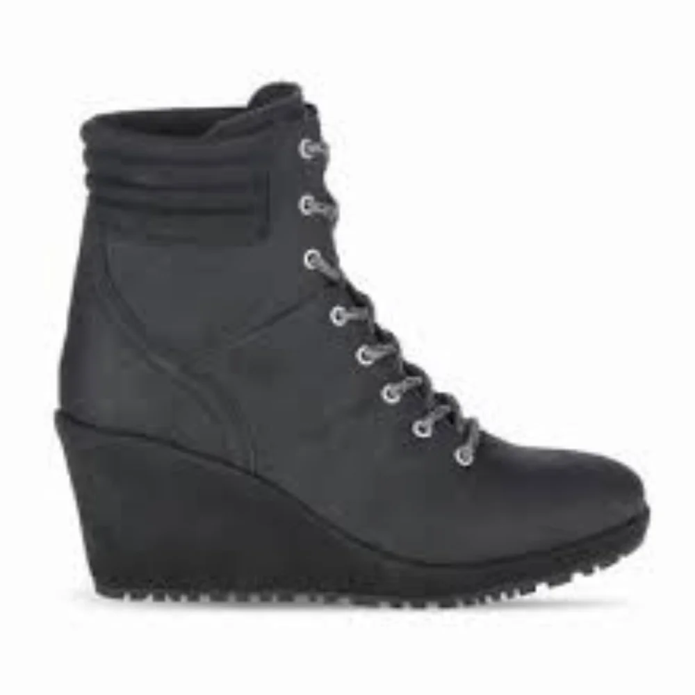 Merrell Tremblant Wedge Boots Waterproof Leather Lace Up